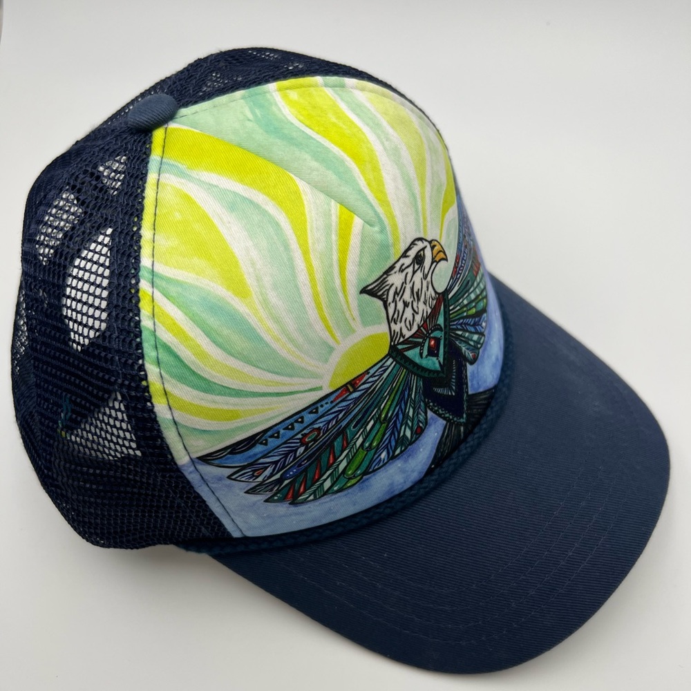 Colorful Bird Design Trucker Ht!  2-12 years